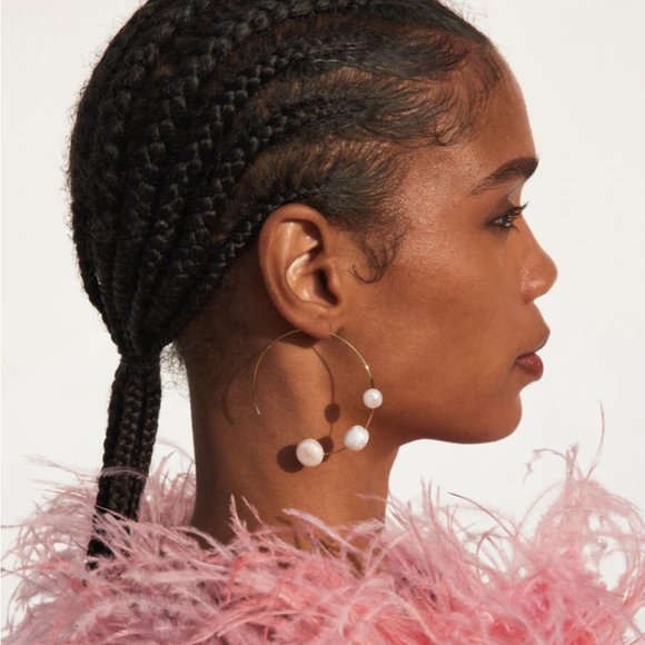 Cult Gaia Nubia Hoop Earrings - Picture 3 of 5